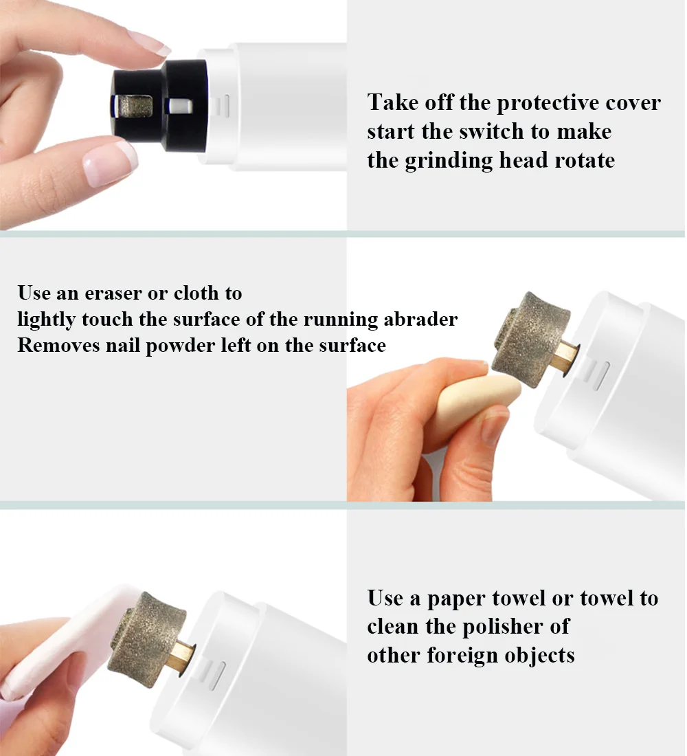1PC Dog Nail Grinder USB Rechargeable Electric Dog Nail Clippers Pet Grooming Equipment Clipper For Cat Cutter