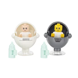 City Series Baby Furniture and Strollers Building Blocks - Educational Toys (Plum)