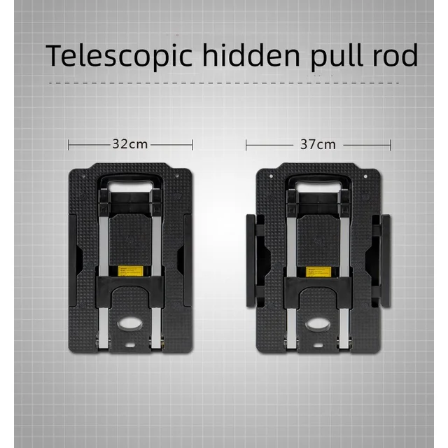 Bevásárló Kocsi Autó Teherautó -Építőhely Összecsukható Hordozható Húzó Poggyász Rakomány Háztartási Kerti - Image 6