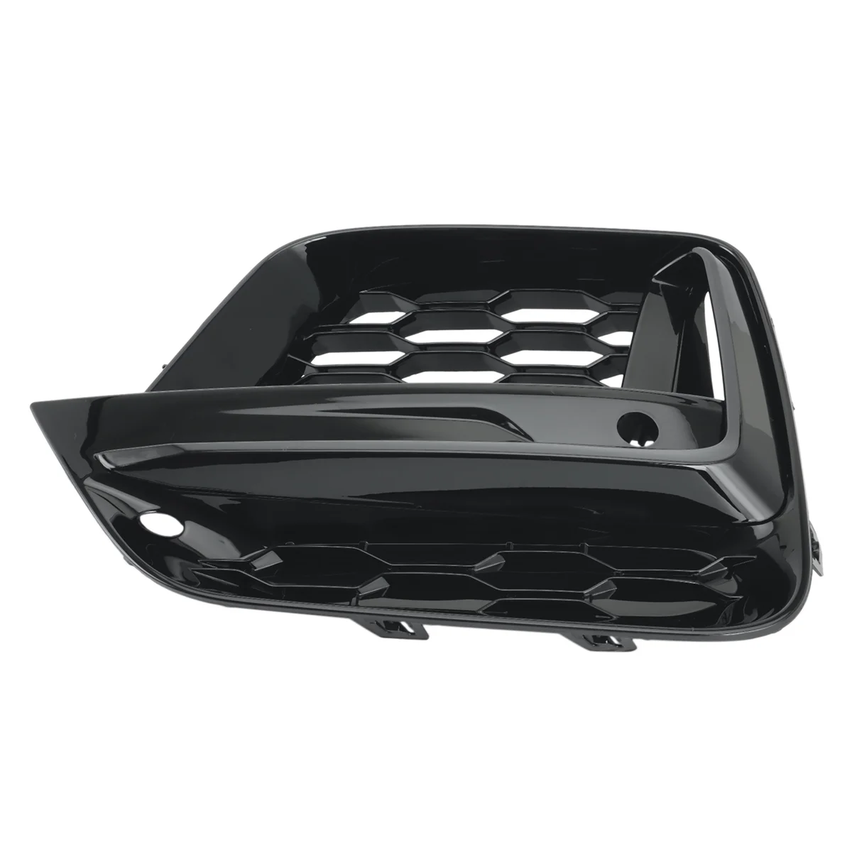 1Pair Front Fog Light Grille Trim Frame for BMW X3 G01 X4 G01 G02 G08-Exterior Cover (Without Fog Lamp Hole)