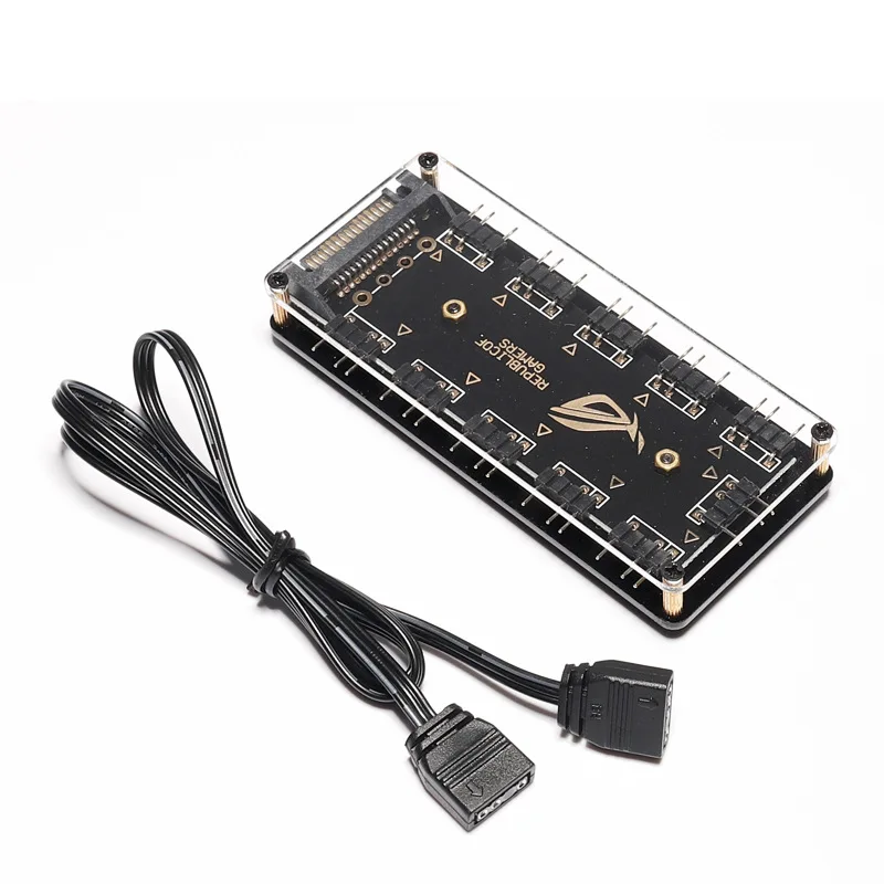 5-контактный 3-контактный RGB 10-контактный разветвитель концентратора SATA Power