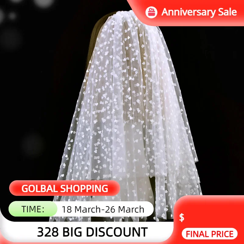 

V167 Communion Girls Veil Mini Veil for Bride 2 Tier Bridal Veil Bachelorette Party Accessories Bride Short Wedding Veils