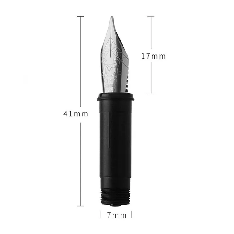Size 5, 6 German SCHMIDT/BOCK gold-plated/silver fountain pen nib EF 0.38mm /F 0.5mm Nib Stationery Office Supplies Writing Pen 5