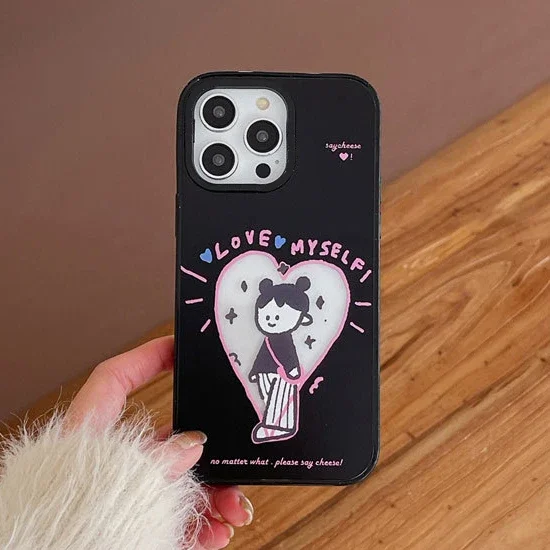 2,0 акриловый чехол для телефона с надписью «Love Myself», чехол для IPhone 11 12 13 14 15 Pro Max, чехол для IPhone 14 Pro Max