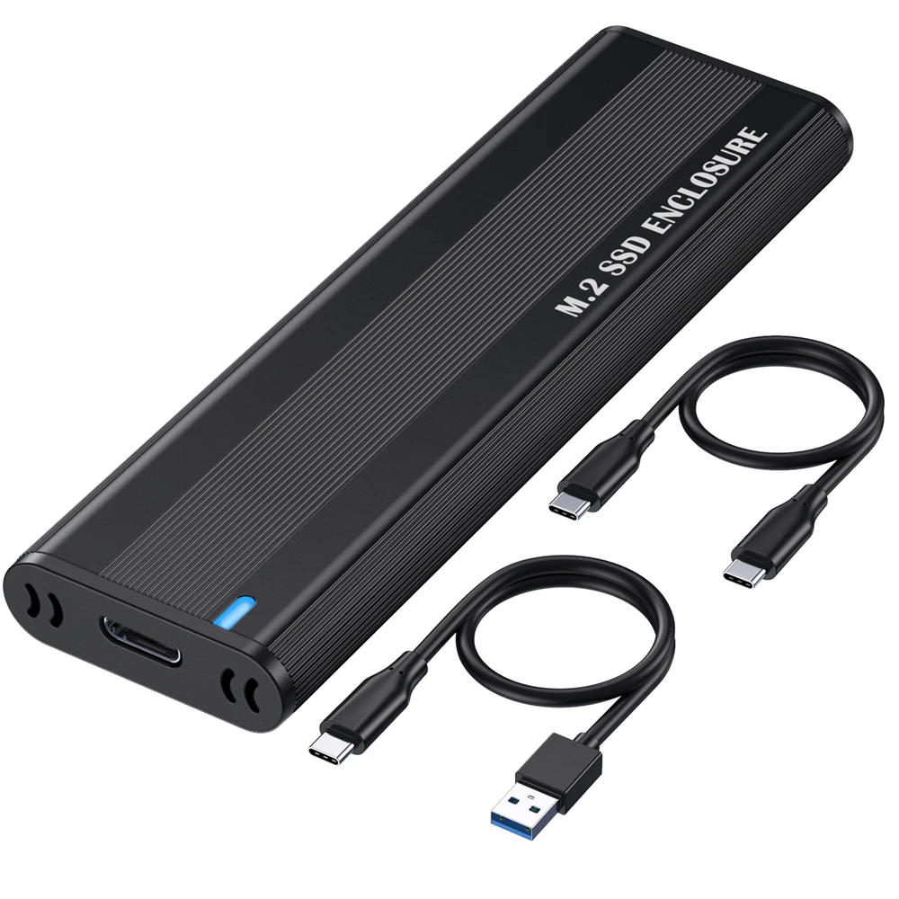 Custodia Ssd M2 Da 10Gbps Nvme Sata Dual Protocol M.2 A Usb Type C 3.1 Adattatore Ssd Per Nvme Pcie Ngff Sata Ssd Disk Box M.2 Ssd Case
