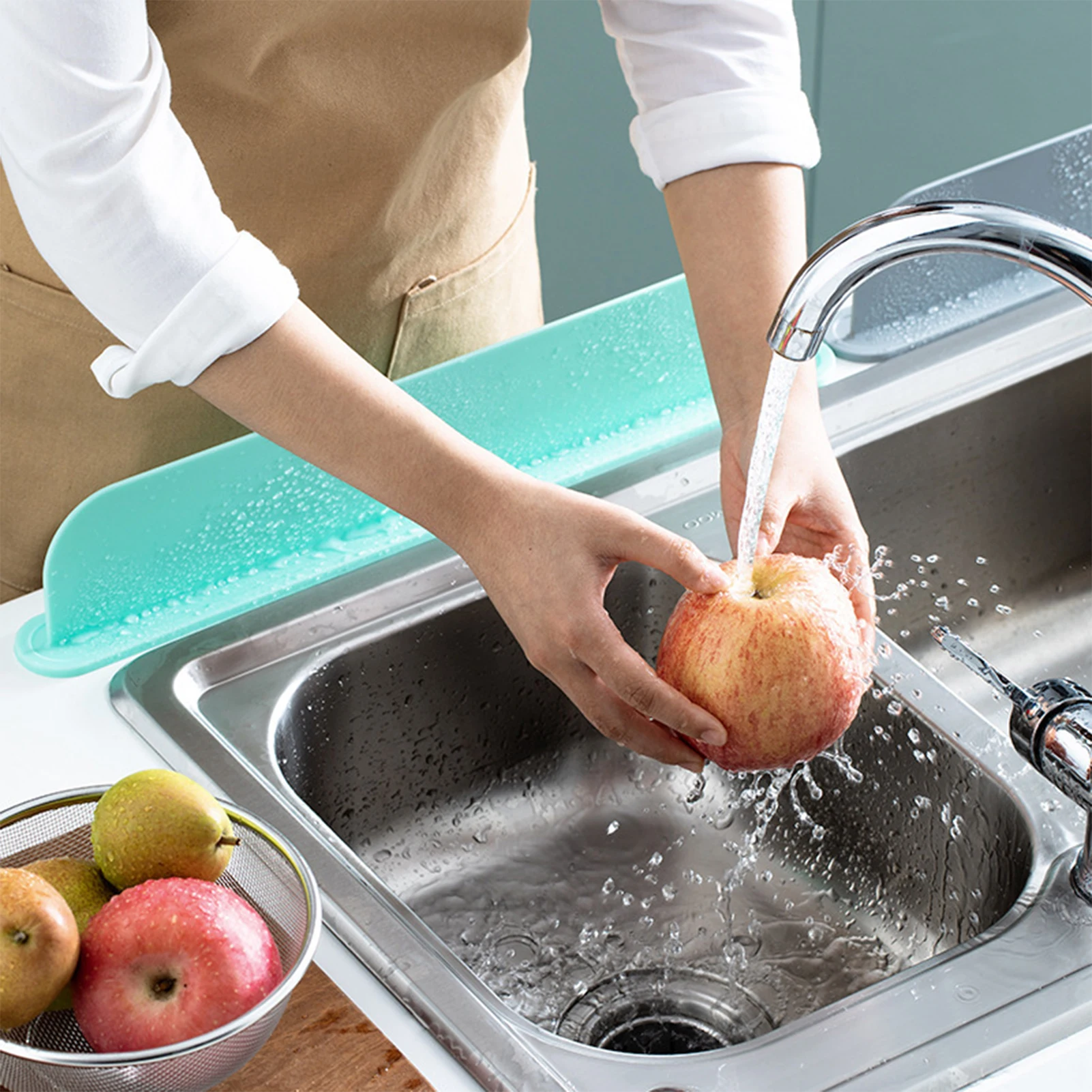 Kitchen Sink Water Barrier Easy Installation Island Sink Board Kitchen & Bath Fixtures
