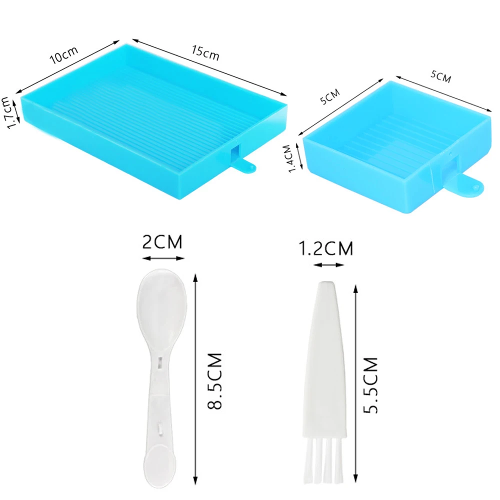 Diamond Painting Diamond Painting Accessories Diamond Painting Accessory Box 7 Grid Palette Diamond Painting Tools Kits Large Capacity Diamond Painting Tray Drill Plate Beading Plates