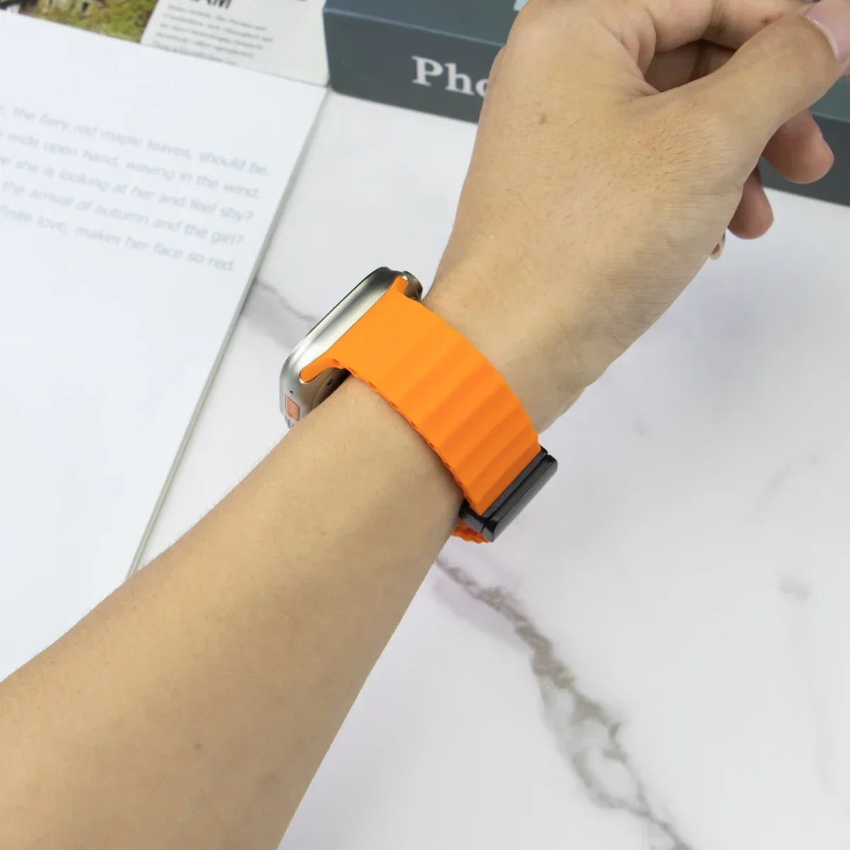 Magnetic Buckle Silicone Bracelet