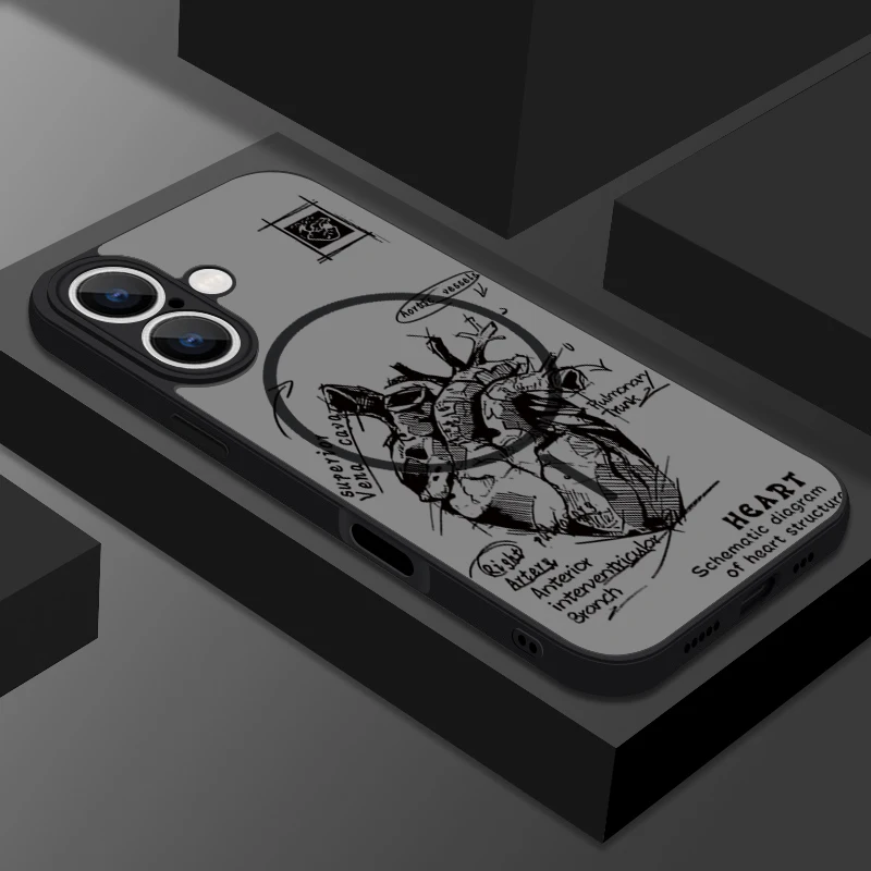Airplane Landmark Label Magnetic Case with Magsafe Compatibility