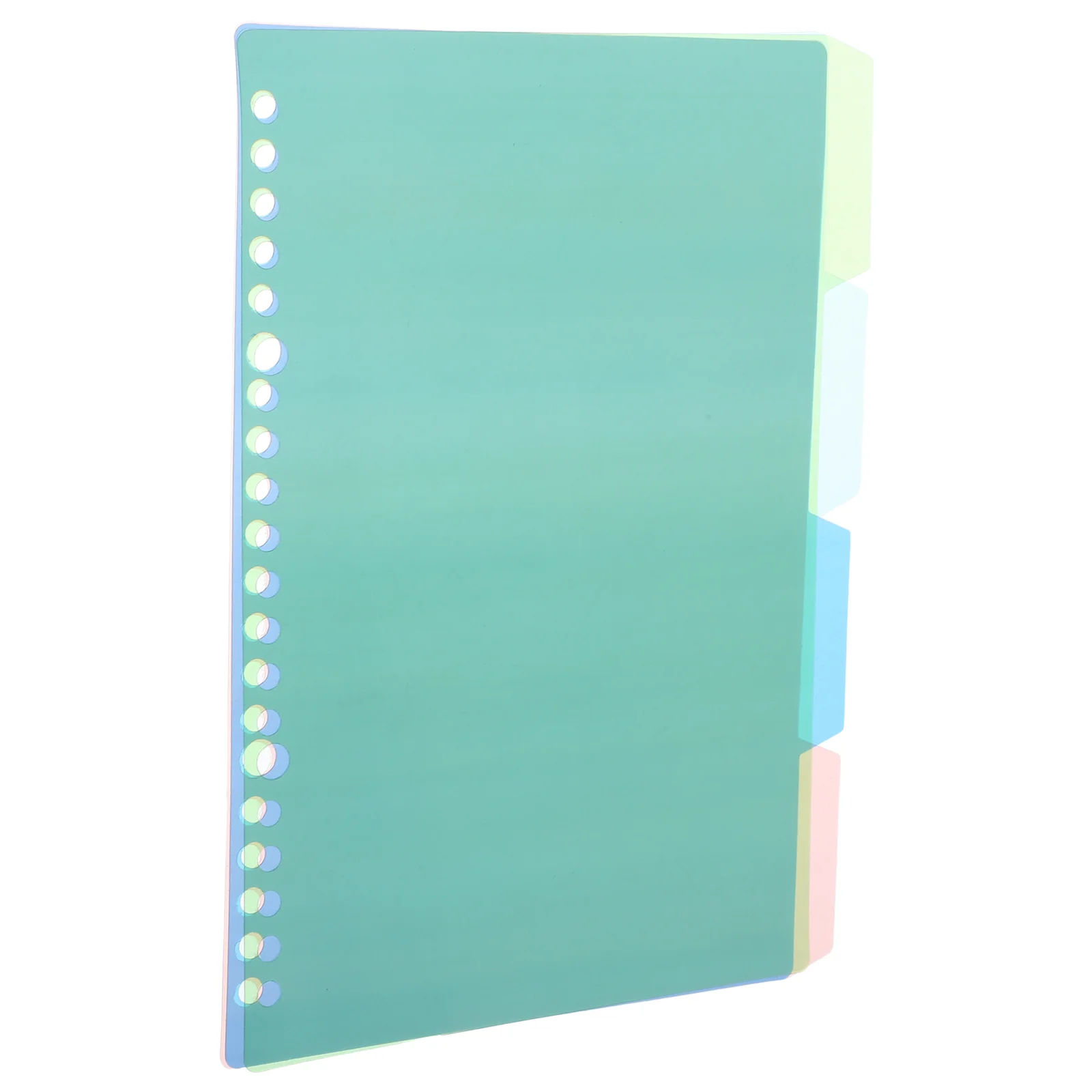 

10 Sets Index Separator Page Notebook Dividers Notebooks Notepad Tabs Office Markers Labels Plastic Binder Partition