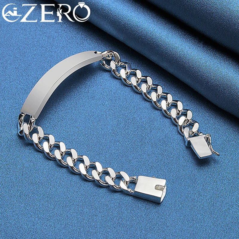 925 Sterling Silver Bracelet 2pcs for Woman Man jewelry set,silver jewelry,silver jewelry set