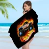 Hot Wheels Racing Microfiber Beach Towel Absorbent Quick dry Soft Yoga Swimming Resort Mountain Climbing Towel 5