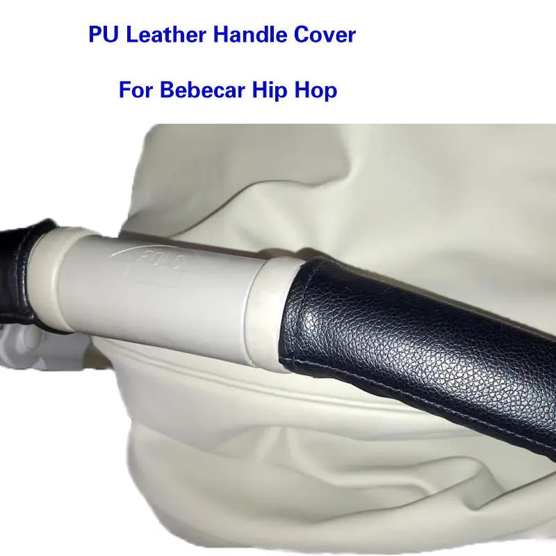 2Pcs Leather Handlebar Cover With Removable Zipper For