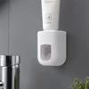 Removable Cleaning Lazy Toothpaste Holder Automatic Toothpaste Squeezer Hole-free Wall-mounted Bathroom Organizer Nordic Style 4