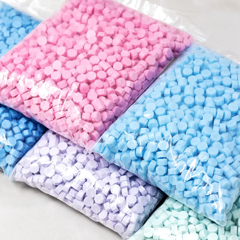 Seal Wax 200PCS 36 Colors DIY Stamp Particle Clipboard Material Wedding Invitation Letter Decoration