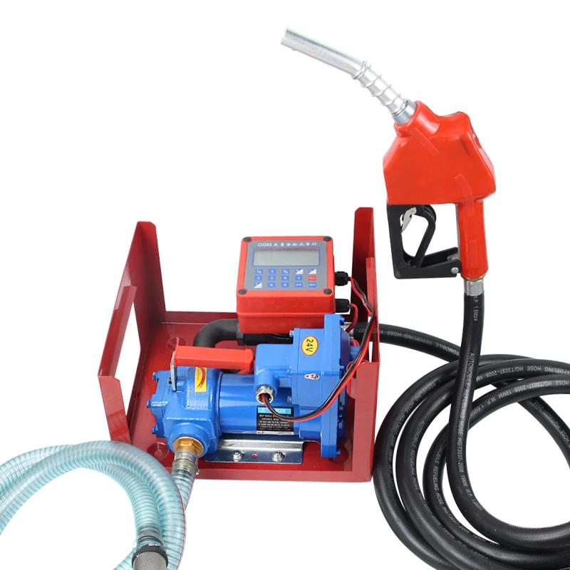

For DC12V/24V Ex-Proof Gasoline Transfer Pump Kit including Flow Meter & Nozzle