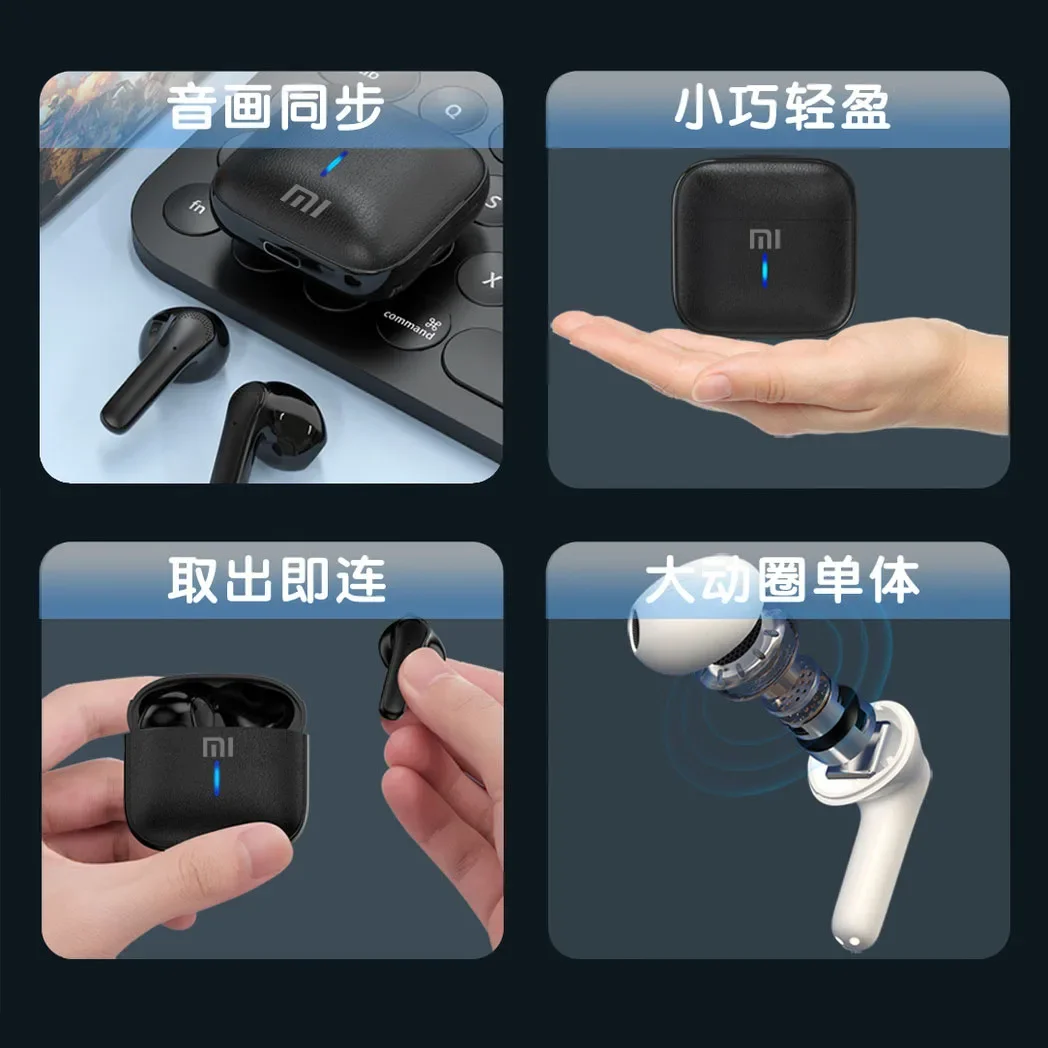 Bluetooth XIAOMI-JS59 tws mijiaヘッドセット,hifi,ワイヤレス