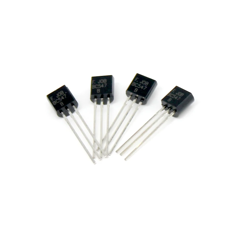 50pcs BC547 Transistor 45v 100mA Amplifier Transistors kit Silicon NPN TO-92 BJT Triode Transistor set In Stock bjt transistor transistors kit triac transistor