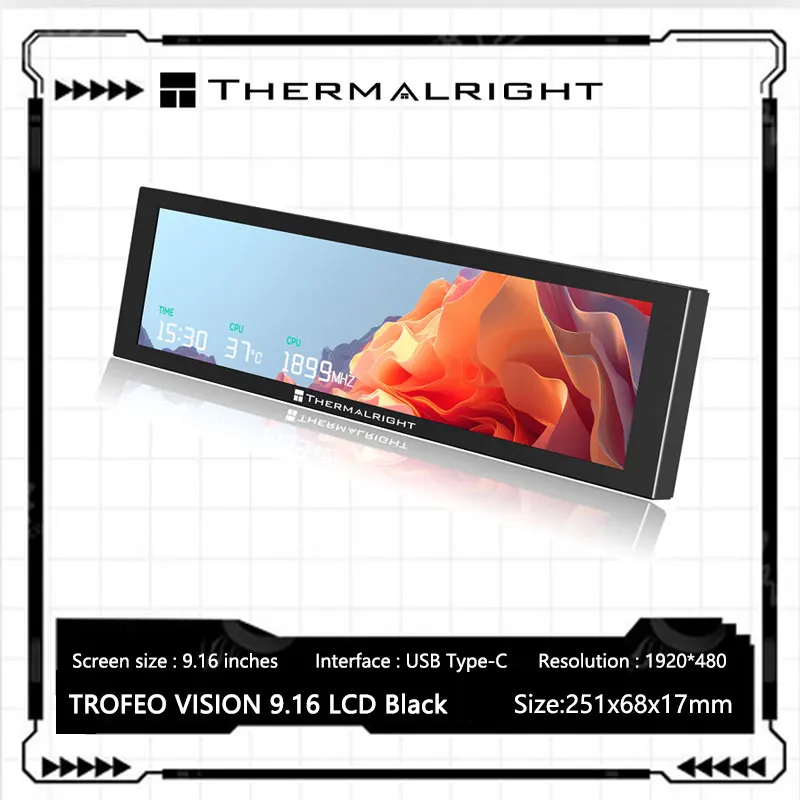 شاشة عرض LCD IPS LCD من Thermalright TROFEO VISION...