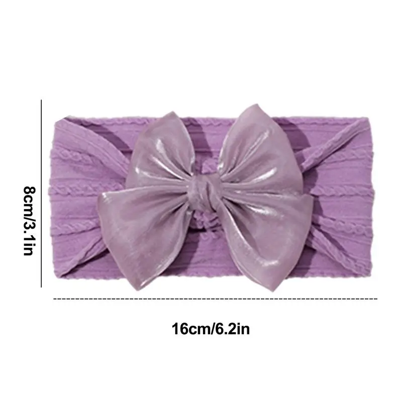 Baby Girls Bows Headbands High-Elastic Cute Bows Head Wrap Super Stretchy Soft Baby Headbands Soft Hairbands With For Girls