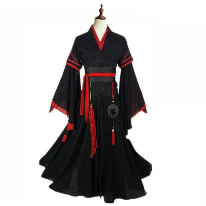

Chinese TV Series MDZS Mo Dao Zu Shi Lan Wangji Wei Wuxian Wangxian Cosplay Costume Cos Dress Ancient Hanfu Full Set
