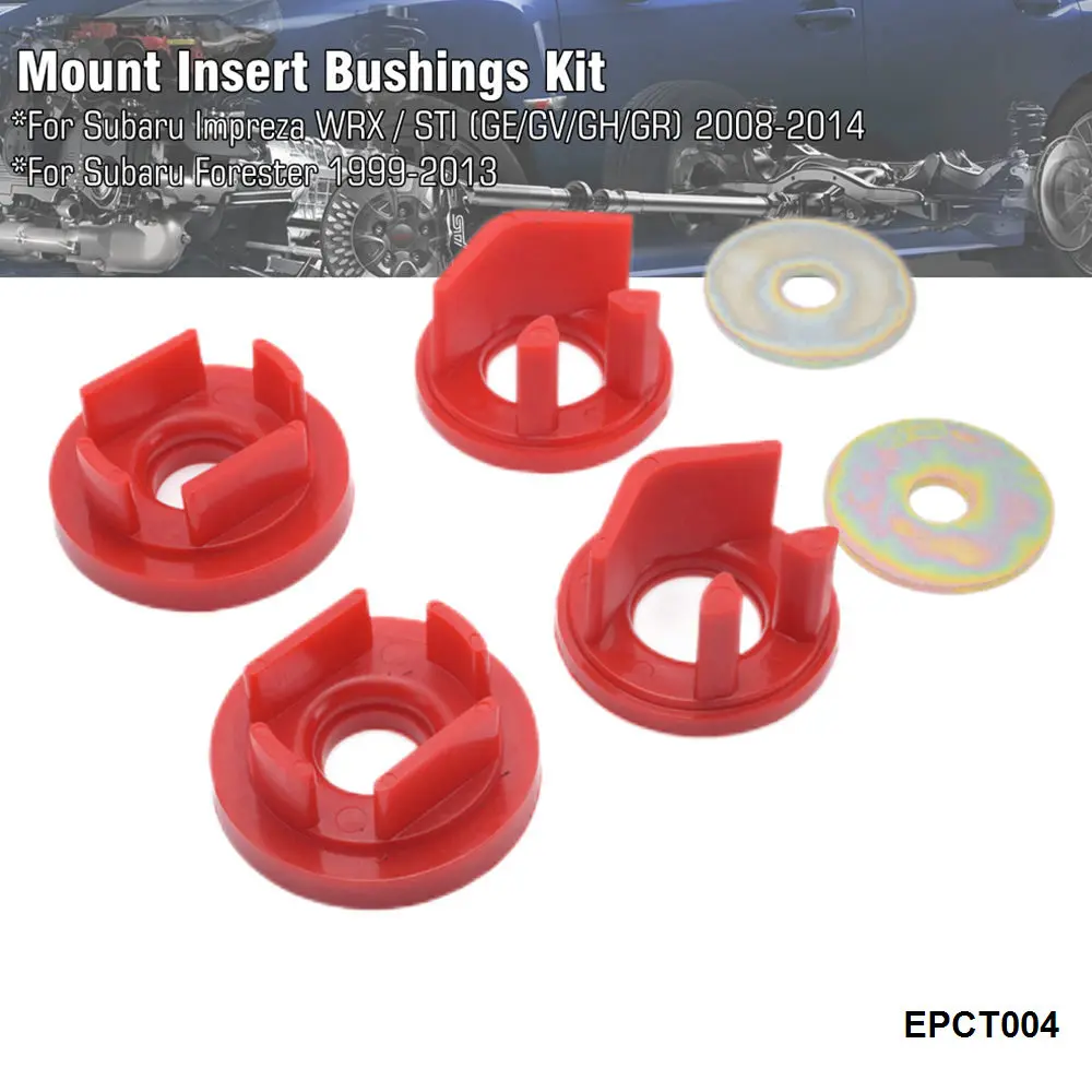 EPMAN Rear Differential Mount Suspension JDM Polyurethane Insert Bushing rear differential mount bushing for Subaru WRX STI 08-14 EPCT004