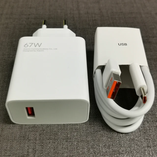 Cargador Xiaomi 67W Charging Combo (Type-A)