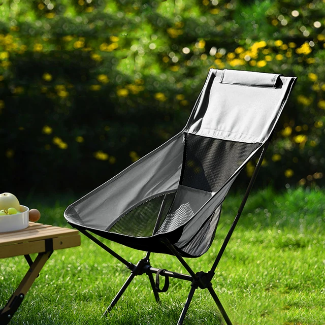 Silla de Camping ligera, silla extraíble antideslizante, silla plegable  turística, sillas de playa portátiles, suministros de