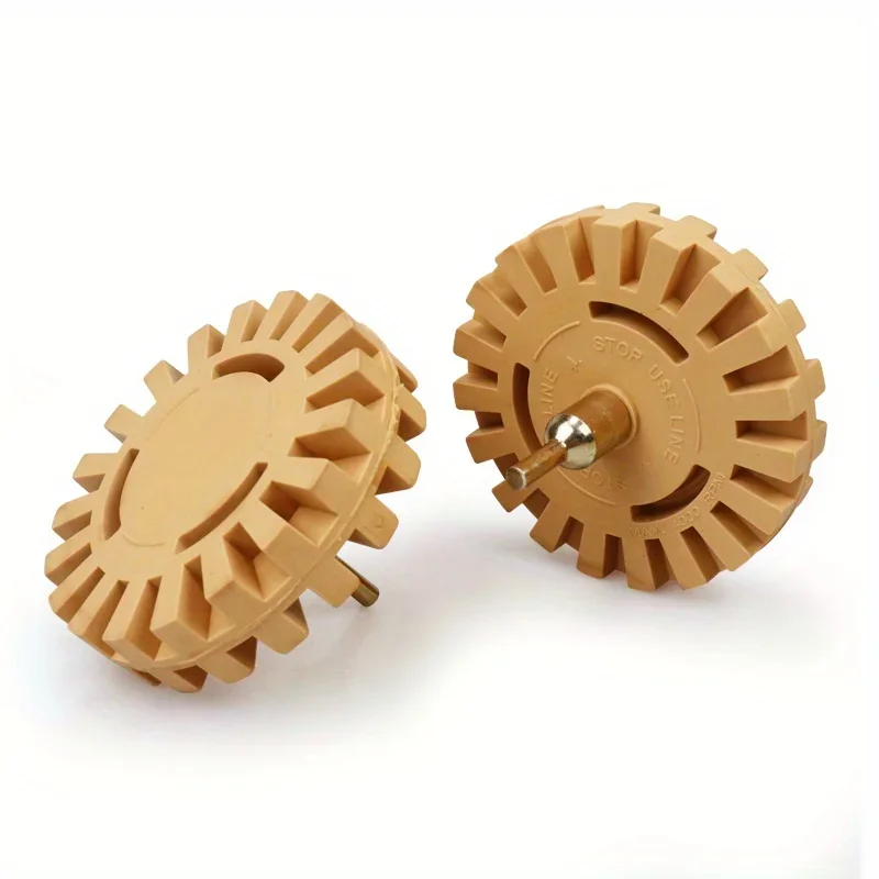 Car Polishing Pad Car Polish Pad Car Polishing Sponge Polishing Sponge Set Polishing Wheel Kit Car Pneumatic Rubber Eraser Wheel Pad Rubber Disk Decal Eraser Wheel Car Sticker Remover Paint Polish Auxiliary Tool