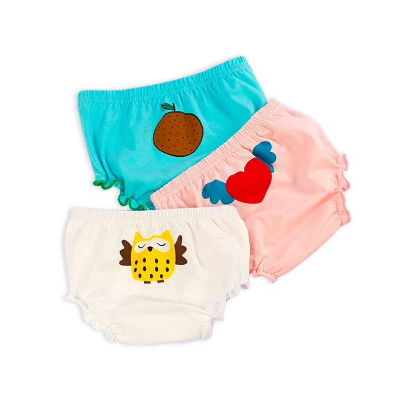 6pcs/lot Children's Eco friendly Training Pants Cotton Baby Reusable Underwears Diapers for Kids