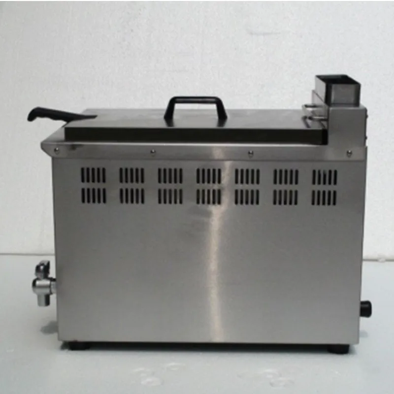 Gas Industrial Deep Fryer 8L Deep Fryer Machine Commercial Potato Chips Frying Machine Gas LPG Fryer for Frying Chicken Fish