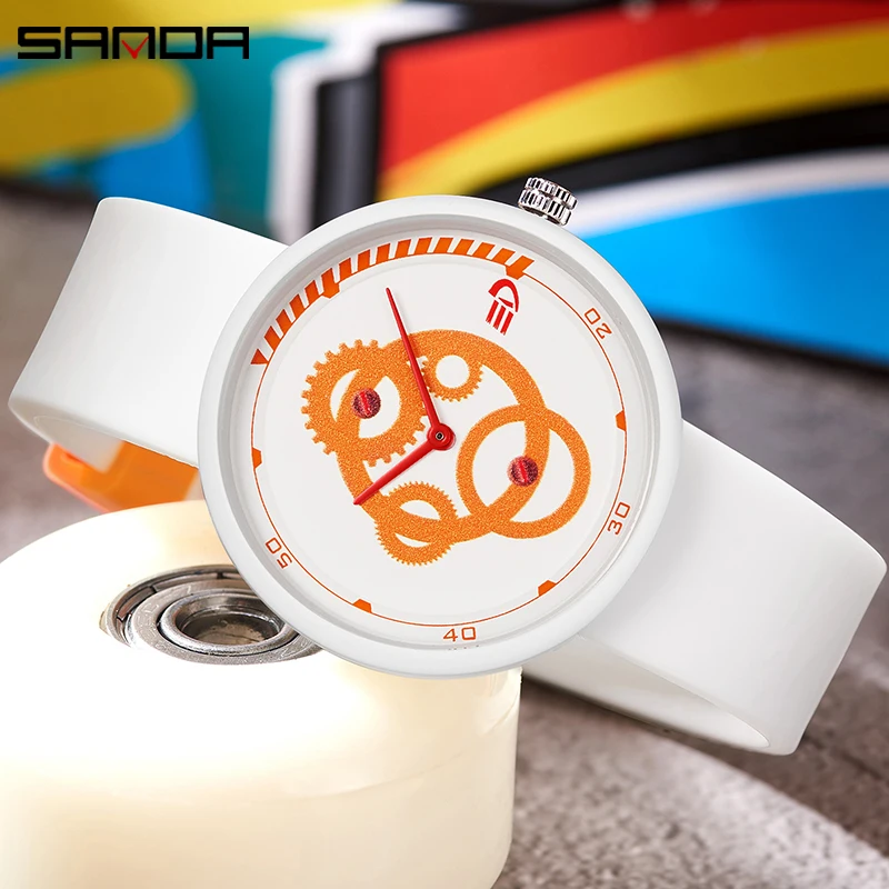 SANDA Fashion Outdoor Sports Watch For Men Multifunction Watch Alarm Clock 50M Waterproof Watches Casual Clock Relogio Masculino
