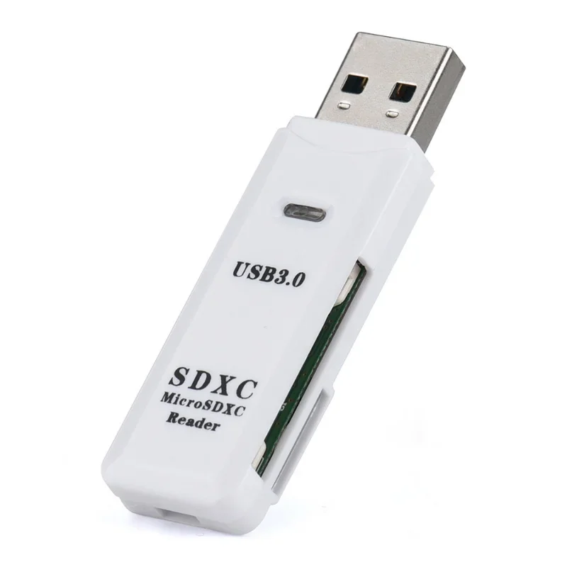 2 in 1 카드 리더 USB 3.0 마이크로 SD TF 카드 메모리 리더 고속 멀티 카드 쓰기 어댑터 플래시 드라이브 노트북 액세서리