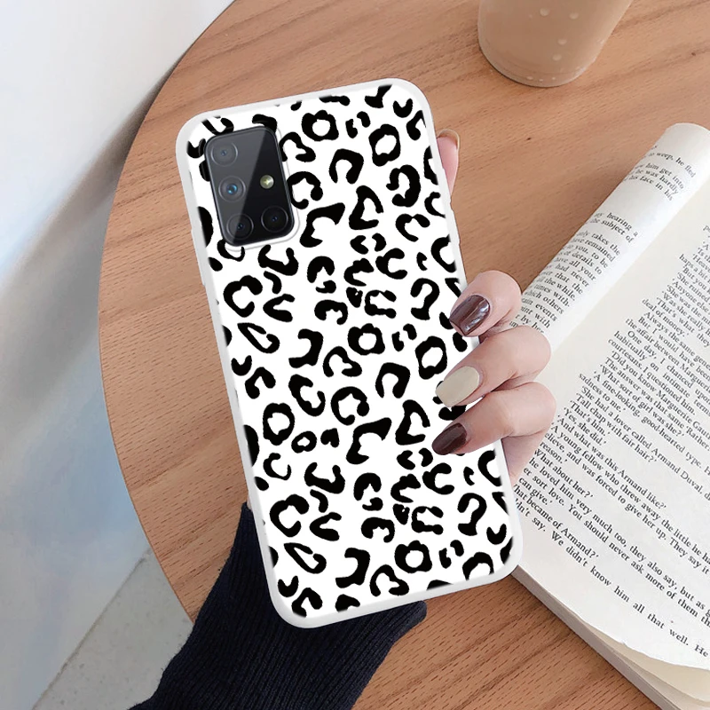 Leopard Print Soft Silicone Protective Phone Case - Stylish Back Cover