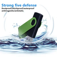 Fashion Rotatable USB 2.0 Flash Drive 128GB 64GB 32GB Colorful High Speed 16GB 8GB Memory Stick Waterproof Flash Disk PenDrive 4