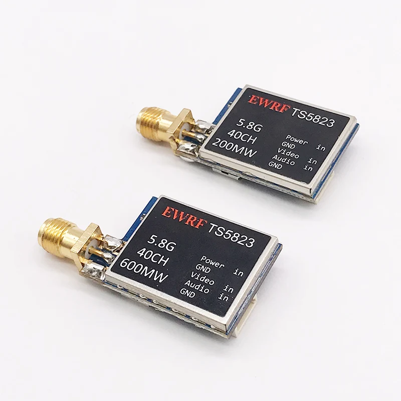 Ewrf TS5823 200มิลลิวัตต์/600มิลลิวัตต์วิดีโอโมดูลส่งสัญญาณไร้สาย5.8กิกะเฮิร์ตซ์ vtx สำหรับ RC FPV Q uadcopter จมูกส่วน