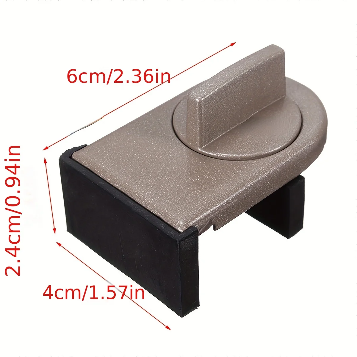 Aluminum Alloy Sliding Door and Window Safety Lock, Sliding Sash Stopper, Cabinet Locks Straps, Security Anti-theft Lock