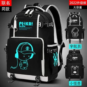 Waterproof Luminous Kids Backpack Children School Bags For Boys Orthopedic School Backpack Primary Schoolbag Book Bag Mochila 1