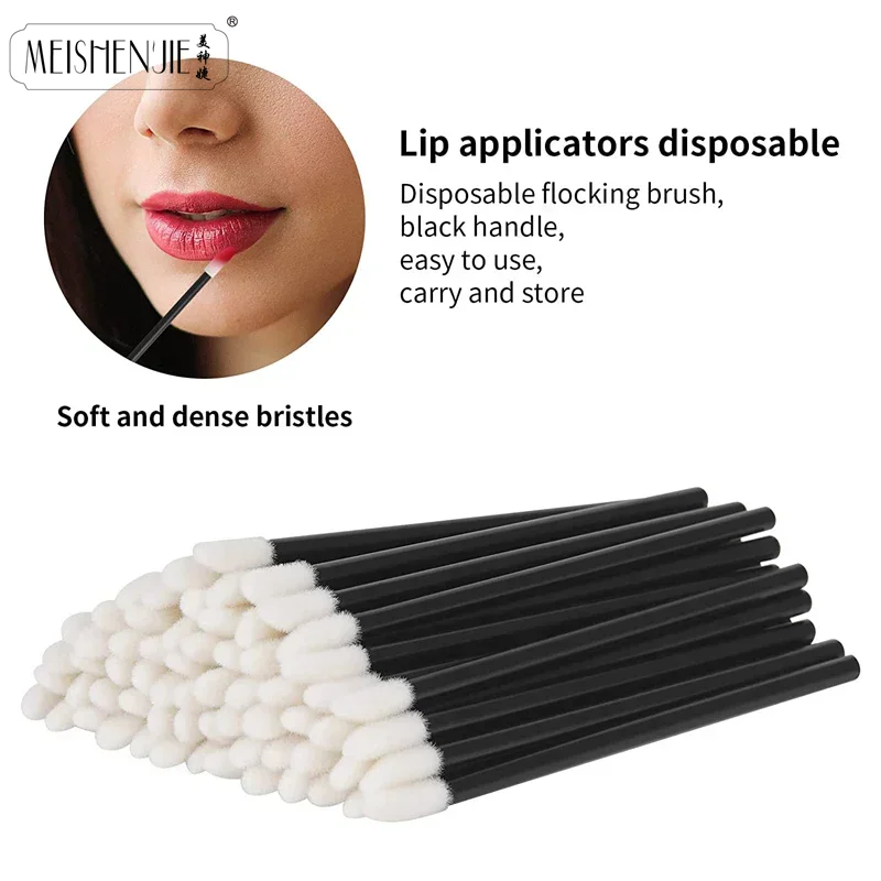 Wholesale 50/1000pcs Lip Brushes Applicators Eyelashes Brush Lipstick Brush Lip Gloss Applicator Wands Makeup Beauty Tool 5