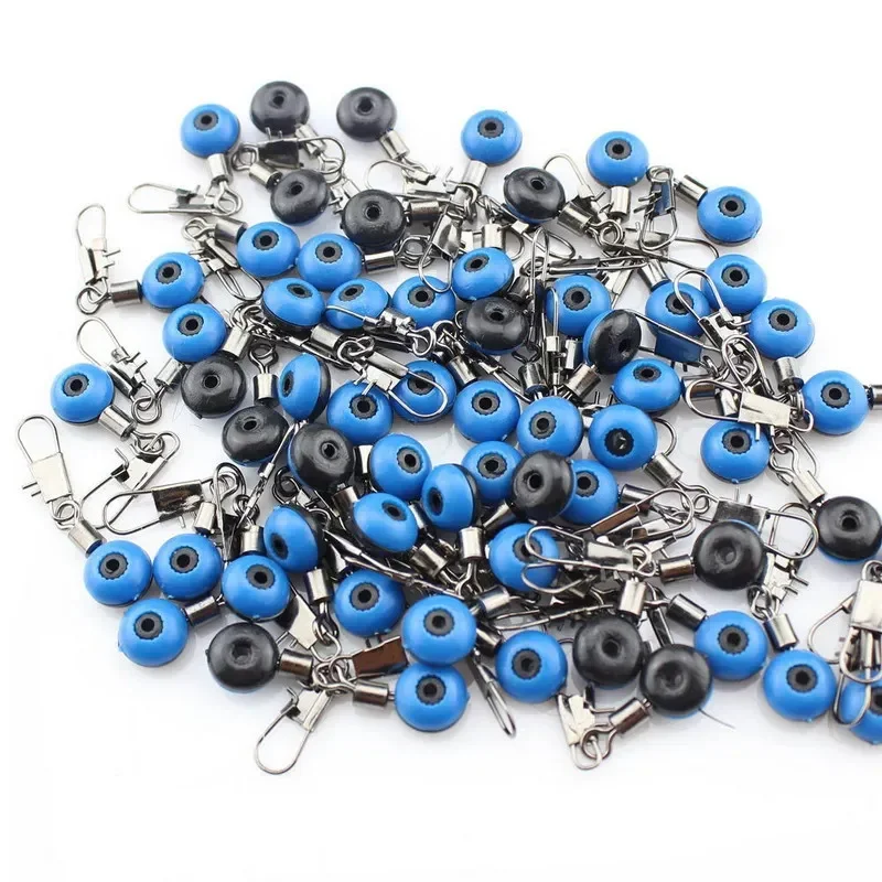 20 pcs Fishing Line to Hook Swivels Shank Clip Connector Interlock Snap Sea Space Bean Lure fishing Accessories fishing accessories