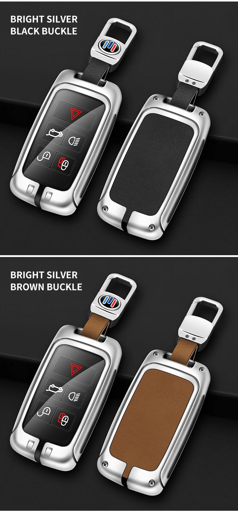 Custodia per chiave a distanza per auto in lega di zinco Shell Fob per Land Rover Range Rover Evoque Discovery Sport Velar per Jaguar XE E-PACE XF 20 Custodia per chiave a distanza per auto in lega di zinco Shell Fob per Land Rover Range Rover Evoque Discovery Sport Velar per Jaguar XE E-PACE XF - S3b0a946d43e0430f8421e7fc07ca1d7bG