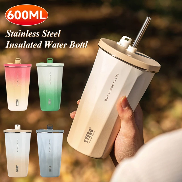 Water Cup Slim Design Travel Mug Durable Stainless Steel Insulated Tumbler  Leak Proof Travel Coffee Mug with Silicone Lid - AliExpress