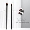 New 1-2pcs Blade Makeup Brushes Angled Thin Eyebrow Brush Flat Fine Eyeliner Brush Professional Liner Brow Beauty Make Up Tool 3