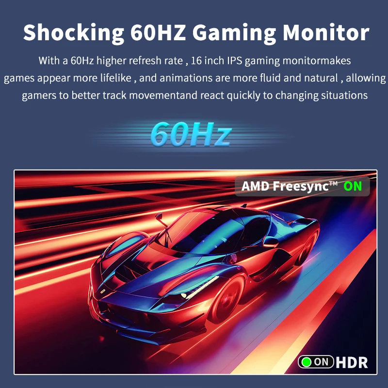 HGFRTEE PC  Ȯ ÷ Ʈ  ũ, VESA  귡Ŷ , ޴  ADS-IPS 16:10, RGB100 % 300cd/m2, 16 ġ