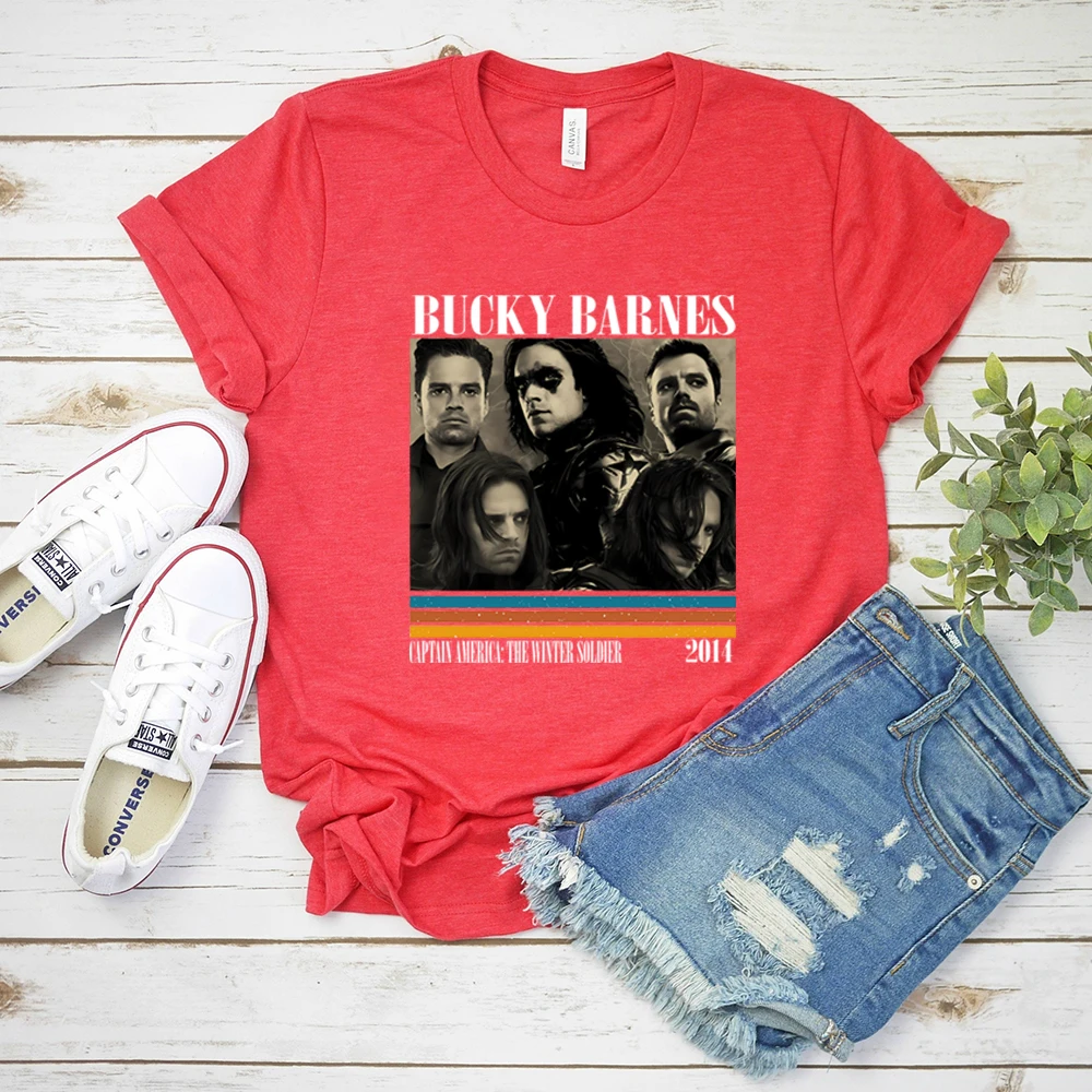 Vintage Winter Soldat T Shirt Bucky Barnes Shirt Retro 90er Jahre Shirt Trendy Hommage Grafik T-Shirt Donner-Bolzen T Shirts Fandom Merch – Detail 12
