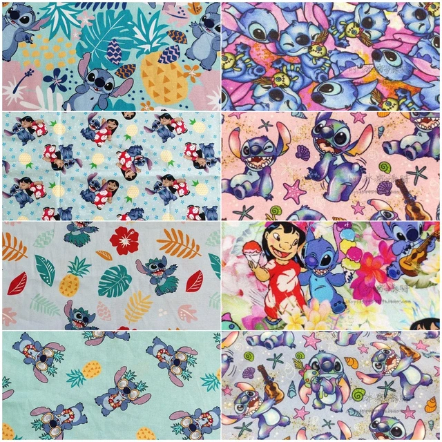 Disney Stitch Material, Disney Cotton Fabric