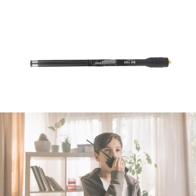 W89C SMAFemale Antenna, 70-1000MHz Handheld Radio Antenna Replacements for UV5R UV5RE BF888S Two Way Radio