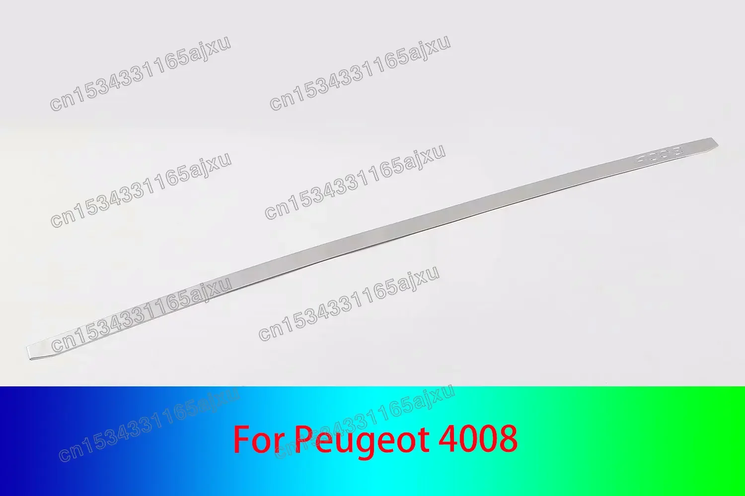 

Стайлинг автомобиля для Peugeot 4008 2017-2021 Высококачественная накладка на дверь багажника из нержавеющей стали Защитное украшение для задней двери