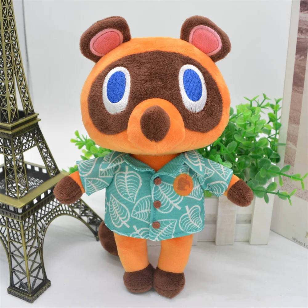 Brinquedo de pelรบcia infantil Animal Crossing Brinquedos Anime recheados, peluches Kawaii, boneca dos desenhos animados, presentes de aniversรกrio
