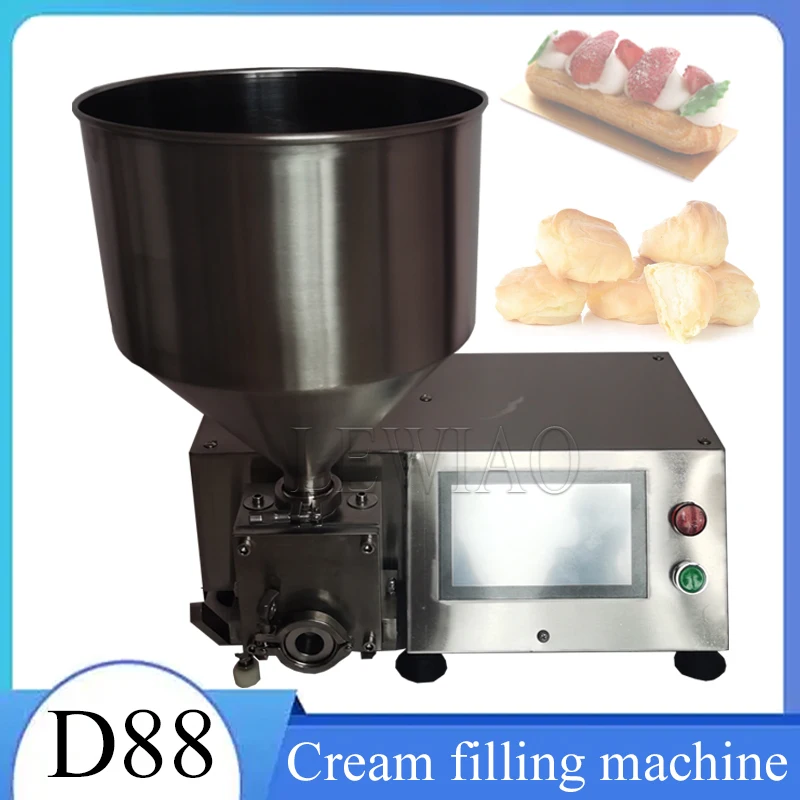 

Horizontal Cupcake Doughnut Bread Cake Cheese Corn Puff Filling Machine Cream Puff Butter Bread Filling Machine Jam Filling Mach